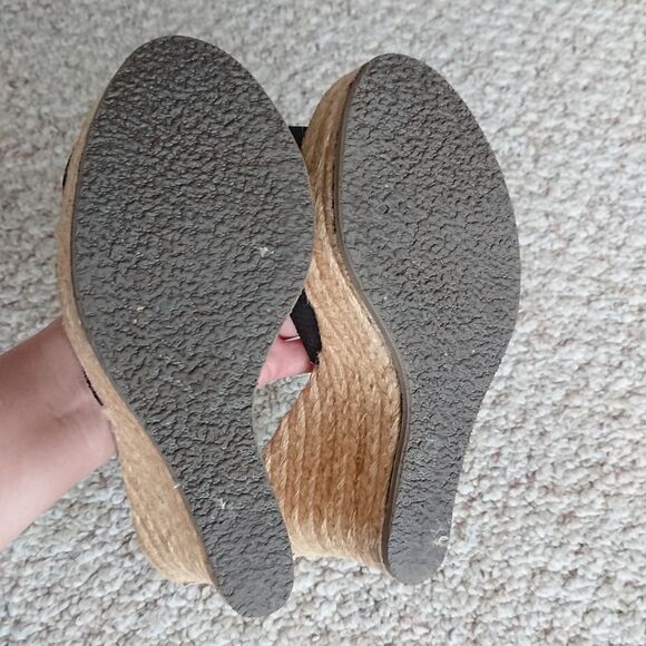 JIMMY CHOO black Snakeskin Animal Print Espadrilles size 36.5 - Picture 11 of 13